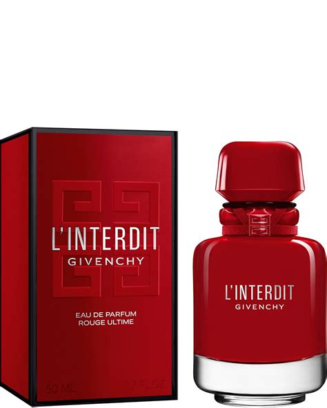 l'interdit givenchy ici paris|givenchy l'interdit rouge ultime.